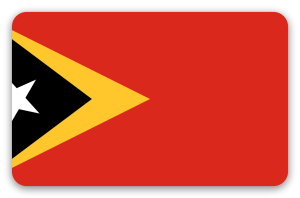 Østtimor - klistermærke til kort
