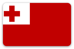 Tonga - klistermærke til kort