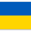 Ukraine - klistermærke til kort