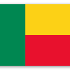 Benin - klistermærke til kort