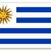 Uruguay - klistermærke til kort