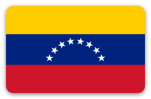 Venezuela - klistermærke til kort