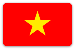 Vietnam - klistermærke til kort