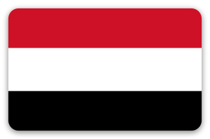 Yemen - klistermærke til kort