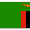 Zambia - klistermærke til kort