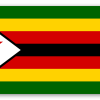 Zimbabwe - klistermærke til kort