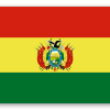 Bolivia - klistermærke til kort