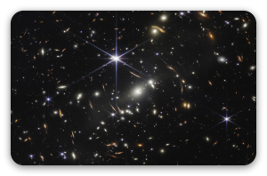 Deep Field - klistermærke til kort