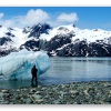 Glacier Bay - klistermærke til kort