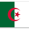 Algeriet - klistermærke til kort