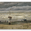 Havet ved Scheveningen - klistermærke til kort