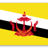Brunei - klistermærke til kort