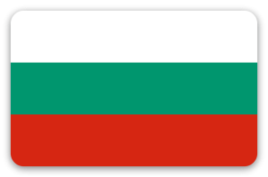 Bulgarien - klistermærke til kort