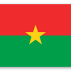 Burkina Faso - klistermærke til kort