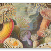 Søanemoner (Haeckel) - klistermærke til kort