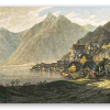 Hallstatt - klistermærke til kort