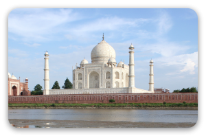 Taj Mahal - klistermærke til kort