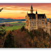 Neuschwanstein - klistermærke til kort