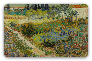 Have i Arles, Vincent van Gogh - klistermærke til kort