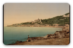 Bordighera på fotokrom - klistermærke til kort