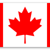 Canada - klistermærke til kort