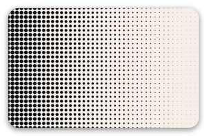 Halftone - klistermærke til kort