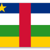 Den Centralafrikanske Republik - klistermærke til kort