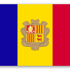 Andorra - klistermærke til kort