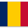 Tchad - klistermærke til kort