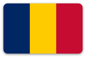Tchad - klistermærke til kort
