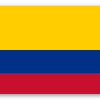 Colombia - klistermærke til kort