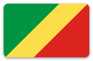 Congo - klistermærke til kort