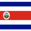 Costa Rica - klistermærke til kort