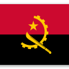 Angola - klistermærke til kort