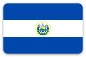 El Salvador - klistermærke til kort
