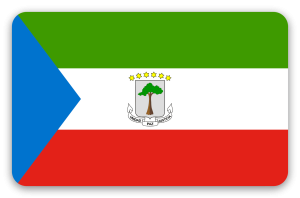 Ækvatorialguinea - klistermærke til kort