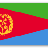 Eritrea - klistermærke til kort