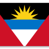Antigua og Barbuda - klistermærke til kort