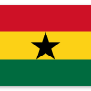 Ghana - klistermærke til kort