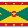 Grenada - klistermærke til kort