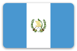 Guatemala - klistermærke til kort