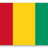 Guinea - klistermærke til kort