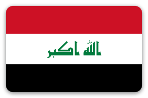 Irak - klistermærke til kort