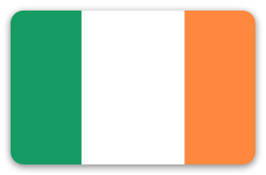 Irland - klistermærke til kort