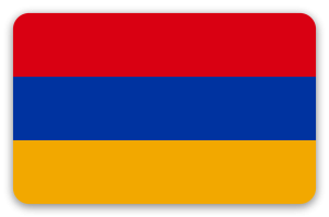 Armenien - klistermærke til kort