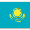 Kasakhstan - klistermærke til kort