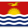 Kiribati - klistermærke til kort