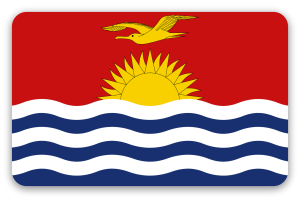 Kiribati - klistermærke til kort