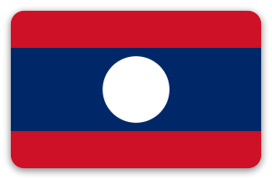 Laos - klistermærke til kort