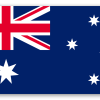 Australien - klistermærke til kort